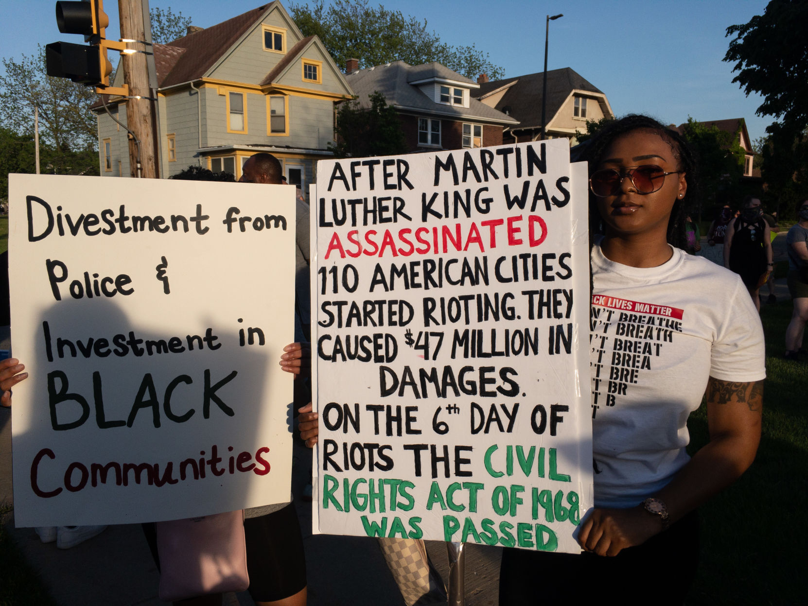 Tuesday protest
